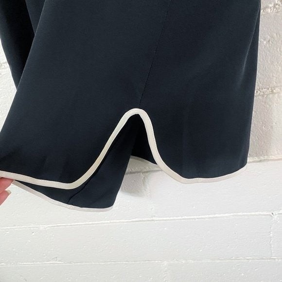 David Lerner ShopBop Silk Mini Sheath Little Black Dress M - Picture 8 of 12